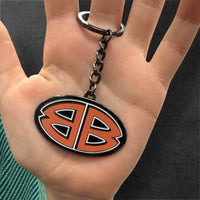 Double B Metal Keychain