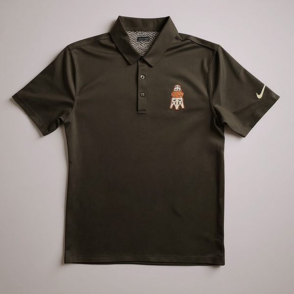 Double B Oil Derrick Nike Dri-FIT Hex Textured Polo