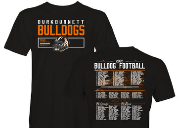 Burkburnett Bulldogs Football Roster Tees