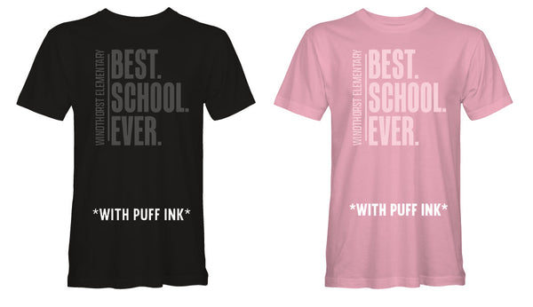Windthorst Elementary Best School Ever Puff Tees