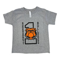 Toddler One Bulldogs Tee