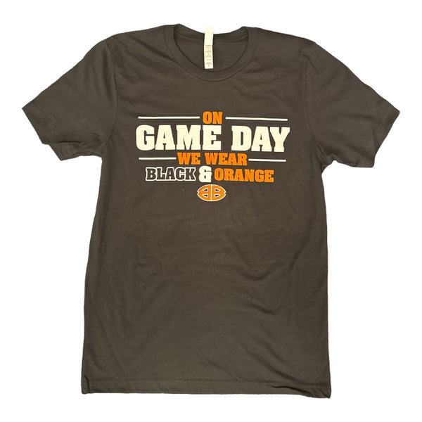 Game Day- Wear Orange and Black Tee