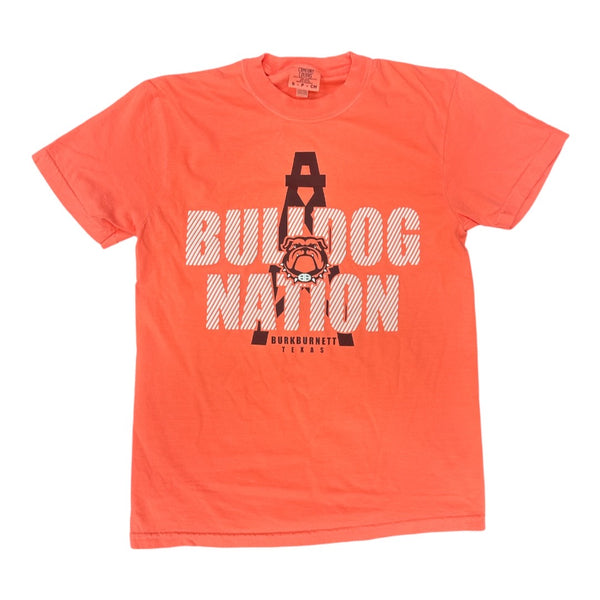 Bulldog Nation Stripes Tee