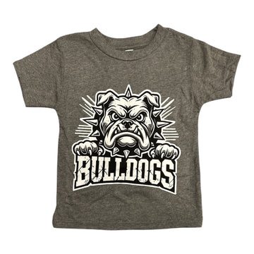 Youth and Toddler Gray Bulldogs Tee