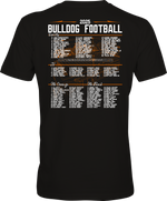 Burkburnett Bulldogs Football Roster Tees