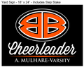 Burkburnett Cheer Yard Sign