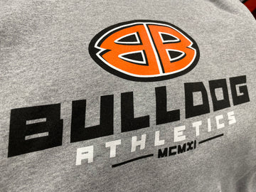 Grey Bulldog Athletics Hoodie