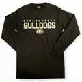 Burkburnett Bulldogs Black Long-sleeved Tee