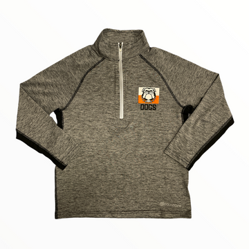 Youth Grey Pullover Quarter-Zip