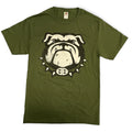Military Green Bulldog Tee-Short Sleeve