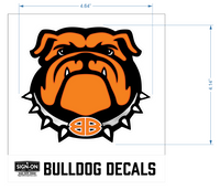 Bulldog Decal-Front Facing