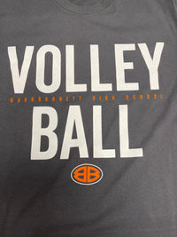 Black Volleyball Tee - VOLLEY BALL
