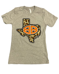 Leopard Double B Texas Tee