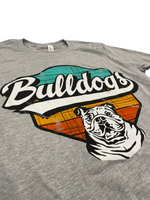 Retro Colored Bulldog Tee